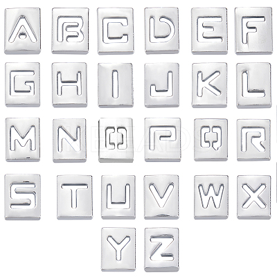 52Pcs 26 Styles Zinc Alloy Hollow Connector Charms FIND-SC0009-80-1