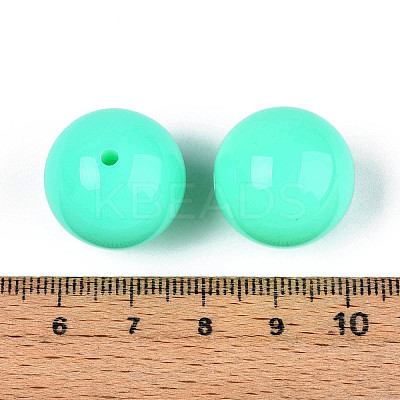 Fluorescence Chunky Acrylic Beads MACR-R517-20mm-06-1