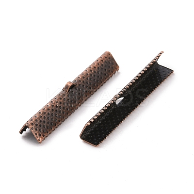 Iron Ribbon Crimp Ends IFIN-R228-10R-1