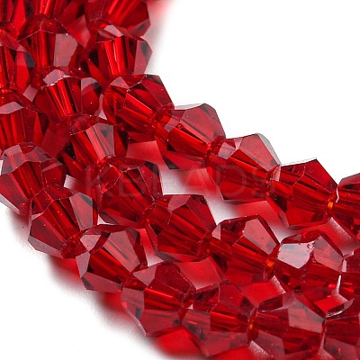 Transparent Glass Beads Strands EGLA-A039-T4mm-D-M-1