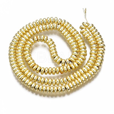 Electroplate Non-magnetic Synthetic Hematite Bead Strands G-Q465-19G-1