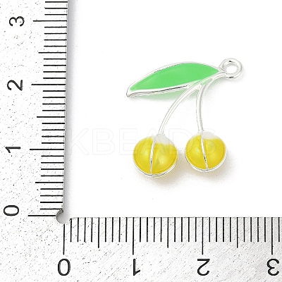 Alloy Enamel Pendants PALLOY-R151-43P-04-1