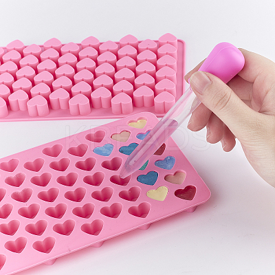 Heart Shaped Fondant Molds DIY-CP0002-51-1