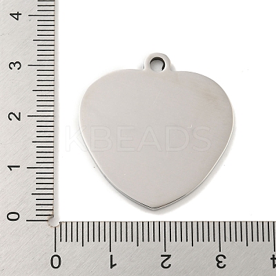 Non-Tarnish Valentine's Day 201 Stainless Steel Pendants STAS-L079-24P-02-1
