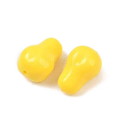 Opaque Acrylic Beads OACR-G054-01B-1