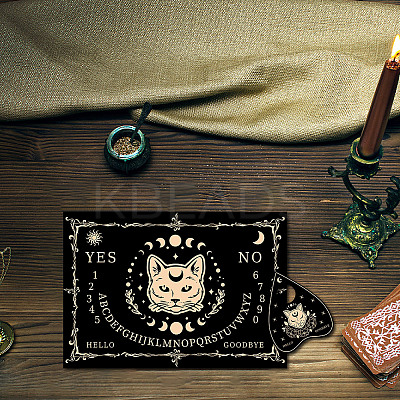 Pendulum Dowsing Divination Board Set DJEW-WH0324-036-1