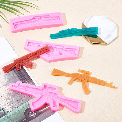 DIY Gun Food Grade Silicone Molds DIY-GF0002-32-1