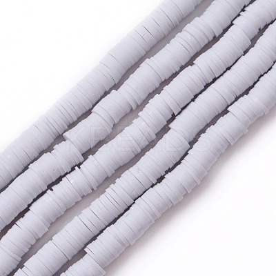 Handmade Polymer Clay Beads Strands CLAY-R089-8mm-Q036-1