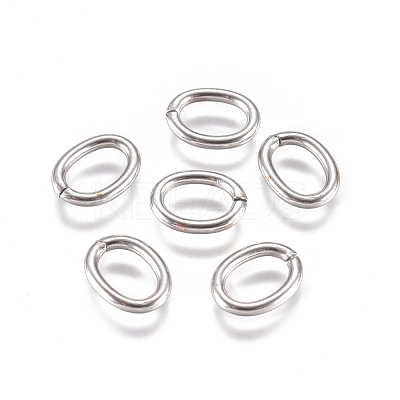 Tarnish Resistant 304 Stainless Steel Open Jump Rings X-STAS-L234-144A-1