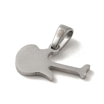 Non-Tarnish 304 Stainless Steel Pendants STAS-B053-15P-1