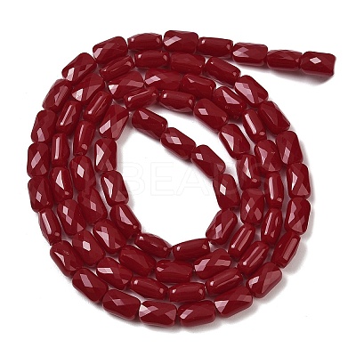Opaque Glass Beads Strands GLAA-Z018-D24-1
