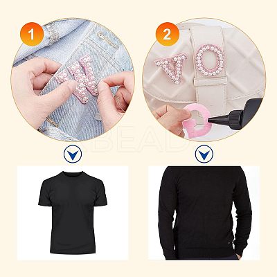 Cloth Hotfix Rhinestone Iron on/Sew on Patches DIY-WH0321-80-1