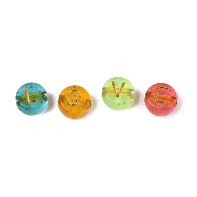 Transparent Acrylic Beads TACR-Q013-02C-M-1