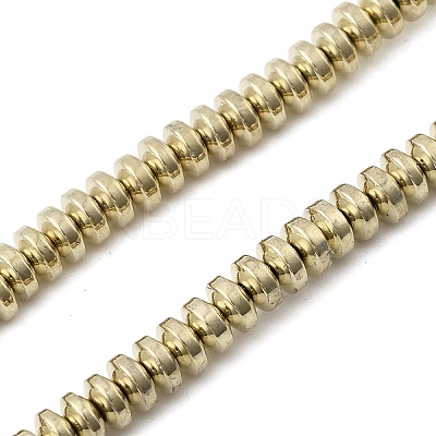 Electroplated Synthetic Non-magnetic Hematite Beads Strands G-H327-G01-01C-1