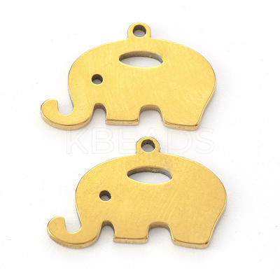 PVD Vacuum Plating 304 Stainless Steel Pendants X-STAS-N092-54G-1