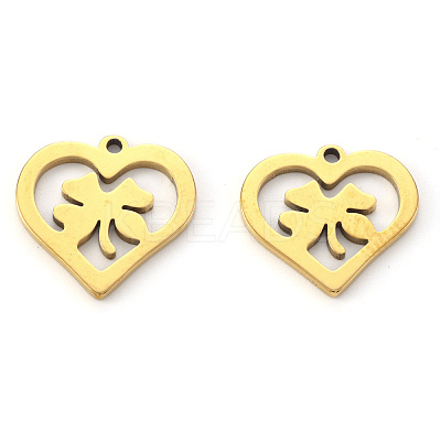 PVD Vacuum Plating 201 Stainless Steel Charms STAS-N092-82G-1