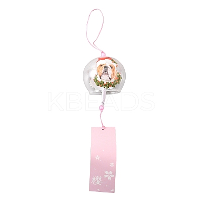 Japanese Wind Chimes DJEW-WH0016-15B-1