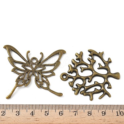 Mixed Antique Bronze Plated Tibetan Style Alloy Pendants PALLOY-I104-NF-1