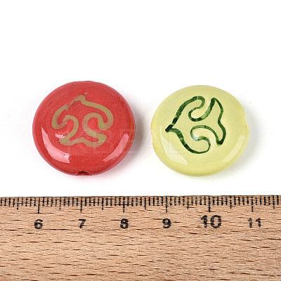Handmade Porcelain Ceramic Beads PORC-T134-23M-1