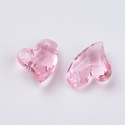 Transparent Acrylic Charms MACR-G055-11mm-26X-1