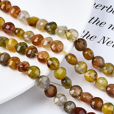 Natural Agate Beads Strands G-N326-100A-07-1