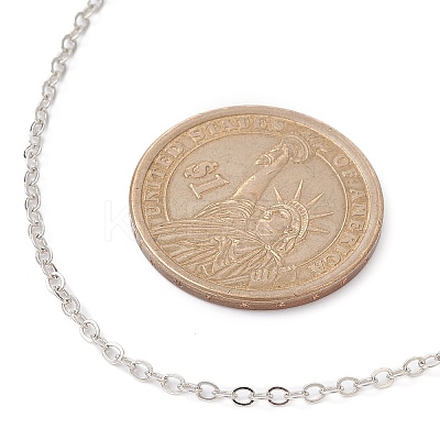 Brass Cable Chain Necklaces NJEW-JN04511-06-1