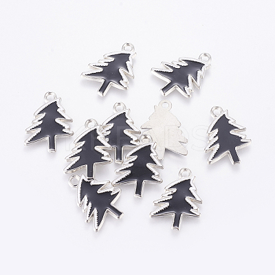 Alloy Enamel Pendants ENAM-P079-4-1
