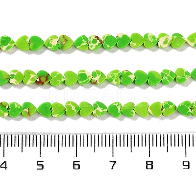 Dyed Synthetic Imperial Jasper Beads Strands G-M403-A37-01-1