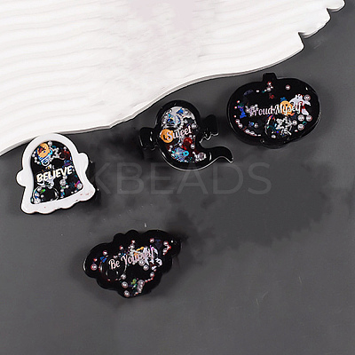 Halloween Theme Pumpkin/Bat/Ghost DIY Silicone Quicksand Molds LS-DIY-Q030-04B-1