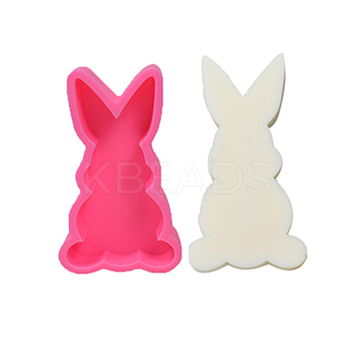 Easter Rabbit DIY Candle Silhouette Silicone Molds CAND-M001-01A-1