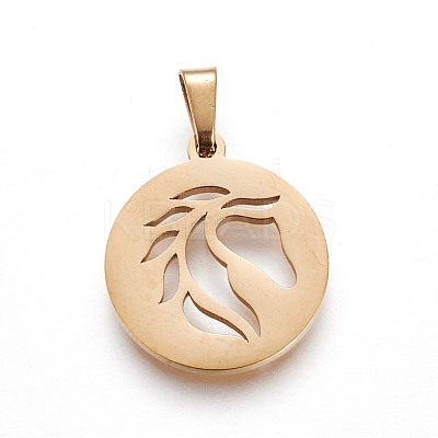 304 Stainless Steel Pendants STAS-P234-32G-1
