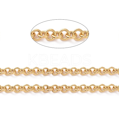 Ion Plating(IP) 304 Stainless Steel Rolo Chains CHS-H013-07G-1