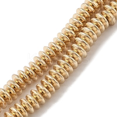 Electroplated Synthetic Non-magnetic Hematite Beads Strands G-I364-F01-LG-1