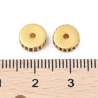 Rack Plating Brass Micro Pave Cubic Zirconia Beads KK-F879-14G-04-1