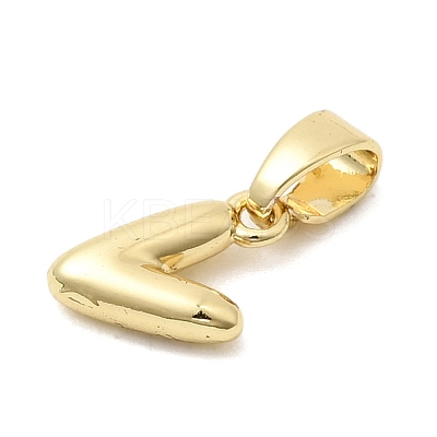 Brass Letter Charms KK-G554-22G-V-1