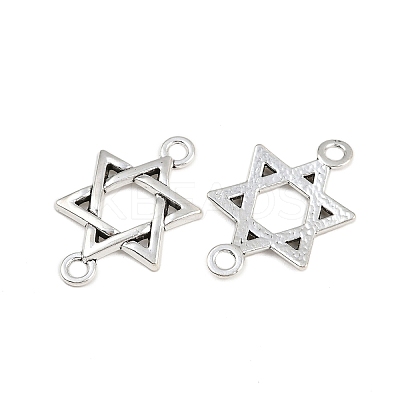 Tibetan Style Alloy Connector Charms TIBE-B003-20AS-1