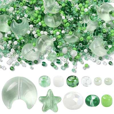 Mixed Styles Glass Beads Strands EGLA-FS0002-63A-1