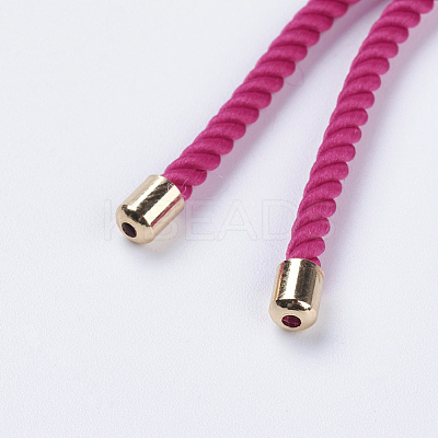 Nylon Twisted Cord Bracelet Making MAK-F018-16G-RS-1