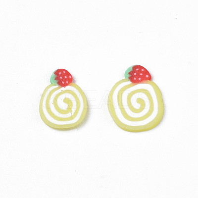 Handmade Polymer Clay Cabochons CLAY-N006-70-1