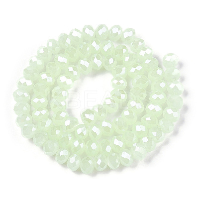 Electroplate Glass Beads Strands EGLA-A044-J1mm-A01-1