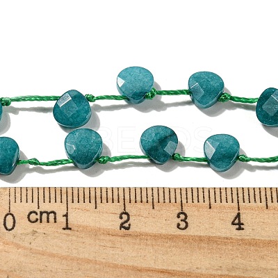 Synthetic Turquoise Dyed Beads Strands X-G-F513-02A-01-1