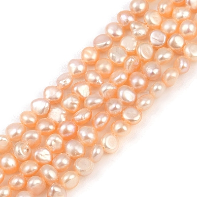 Natural Cultured Freshwater Pearl Beads Strands PEAR-P064-19B-11C-1