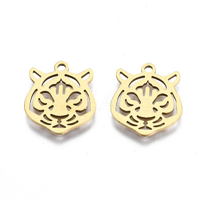Ion Plating(IP) 201 Stainless Steel Pendants STAS-T044-282G-1