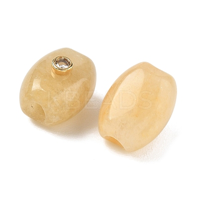 Natural Topaz Jade European Beads GG-CBA105B-02A-G-1