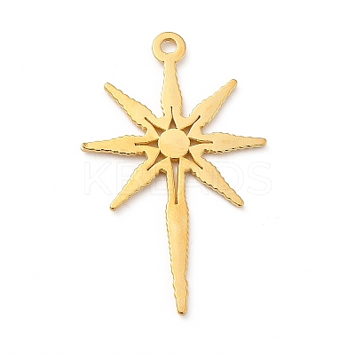 Ion Plating(IP) 304 Stainless Steel Pendants X-STAS-P312-22G-1