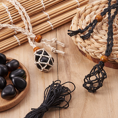 DIY Stone Beads Braided Bracelet Making Kit DIY-CF0001-11-1