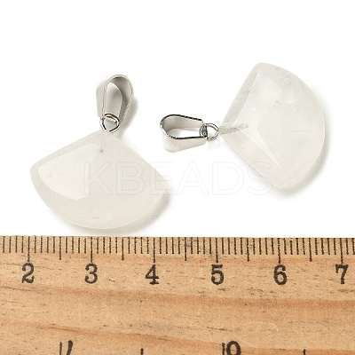 Natural Quartz Crystal Pendants G-Z067-05P-03-1