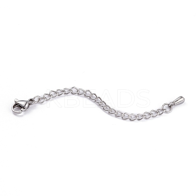 Tarnish Resistant 304 Stainless Steel Chain Extender LS-X-STAS-G221-27P-1
