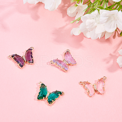 Glass Pendants GLAA-SC0001-14G-1