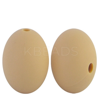 Round Silicone Focal Beads SI-JX0046A-110-1